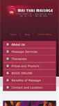 Mobile Screenshot of maithaimassage.ie